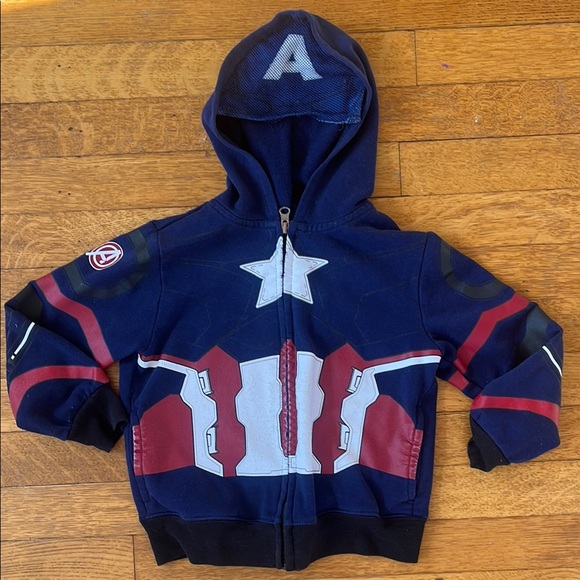 Blue and Red Superhero Hoodie - Picture 1 of 3